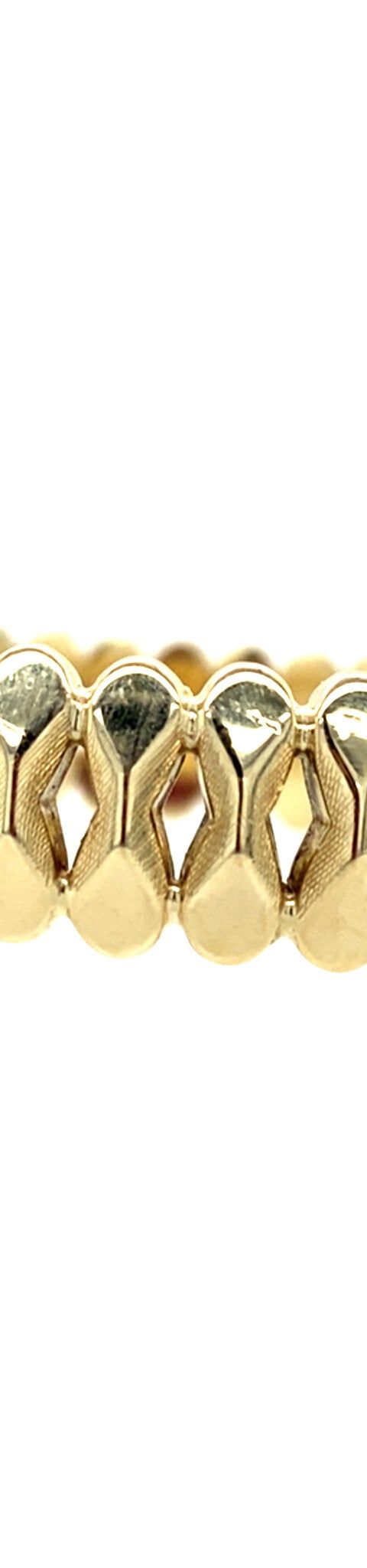 Vintage 14K Gold Fancy Bangle
